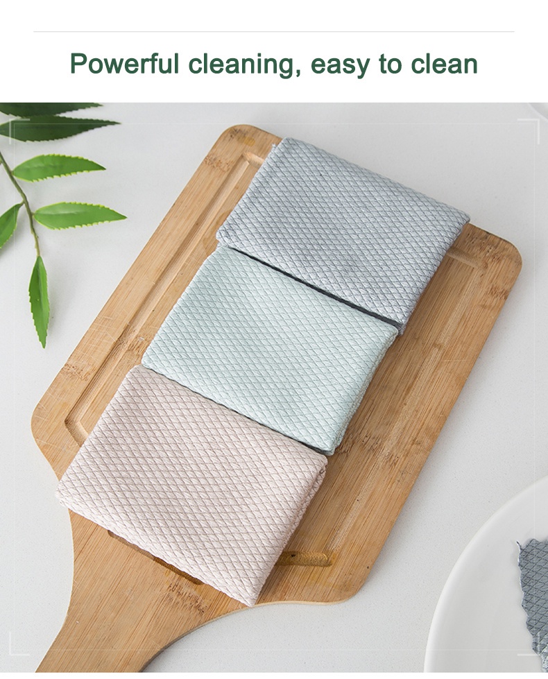 10 PcsSet Kitchen Towel Cleaning Cloth For Window-10